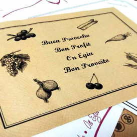 Tovaglietta di Carta 30x40cm Rustico 40g (1.000 Pezzi)