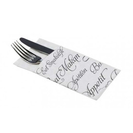 Tovagliolo Portaposate di Carta 40x40cm Buon Appetito (960 Pezzi)