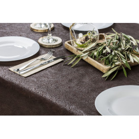 Tovaglia Non Tessuto PLUS Marrone 100x100cm (100 Pezzi)