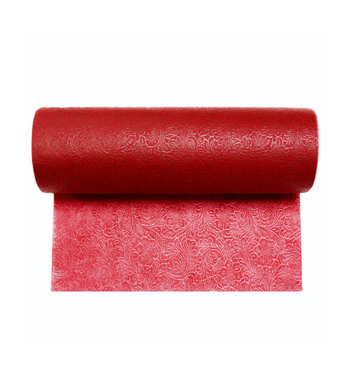 Tovaglia Rotolo Non Tessuto PLUS Rosso 1,2x45m P40cm (6 Pezzi) Tovaglia Rotolo Non Tessuto PLUS Rosso 1,2x45m P40cm (6 Pezzi)