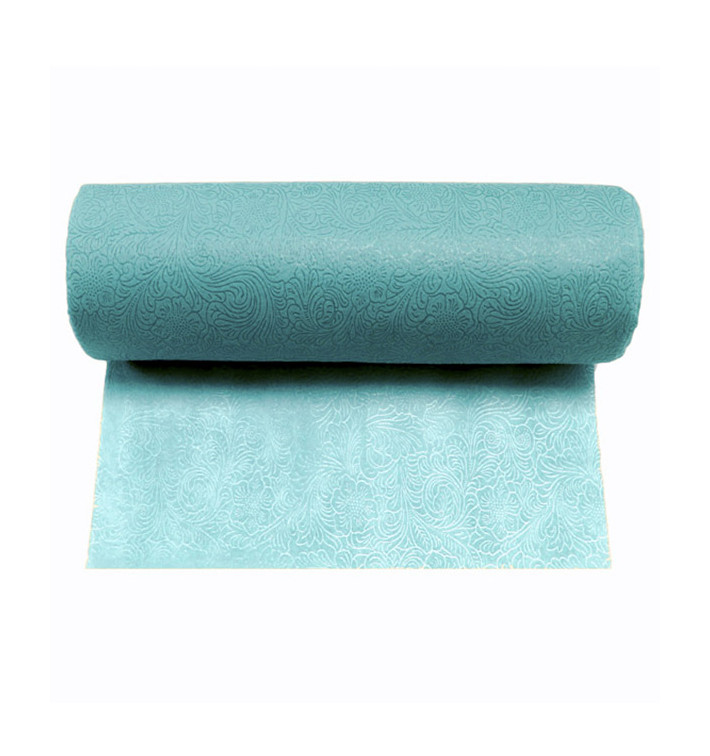 Tovaglia Rotolo Non Tessuto PLUS Turchese 1,2x45m P40cm (6 Pezzi) Tovaglia Rotolo Non Tessuto PLUS Turchese 1,2x45m P40cm (6 Pezzi)
