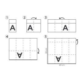 Tovagliolo Portaposate di Carta 30x40cm Barlovento (1200 Pezzi)