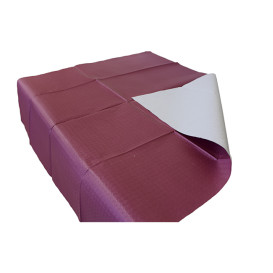 Tovaglia di Carta Taglio 1,2x1,2 Bordò 40g (300 Pezzi)