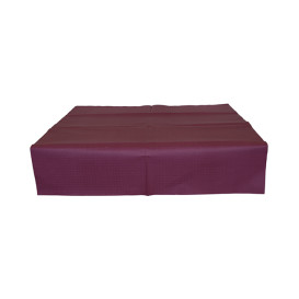 Tovaglia di Carta Taglio 1,2x1,2 Bordò 40g (300 Pezzi)