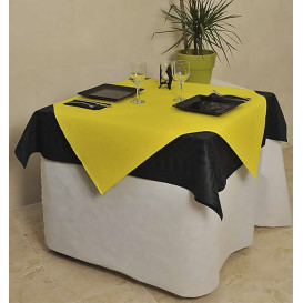 Tovaglia di Carta Taglio 1,2x1,2 Metro Giallo 40g (300 Pezzi)