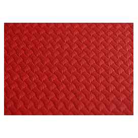 Tovaglia di Carta Taglio 1,2x1,2 Metro Rosso 40g (300 Pezzi)