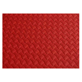 Tovaglia di Carta Taglio 1,2x1,2 Metro Rosso 40g (300 Pezzi)