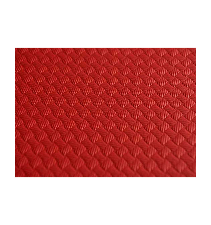 Tovaglia di Carta Taglio 1,2x1,2 Metro Rosso 40g (300 Pezzi) Tovaglia di Carta Taglio 1,2x1,2 Metro Rosso 40g (300 Pezzi)