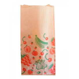 Sacchetto di Carta per Frutta 14+7x28cm (100 Pezzi)