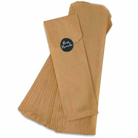 Rotolo circolare adesivo "Buen Provecho" Ø2,5cm (1000 Pezzi)