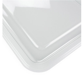 Vassoio Plastica RPET Trasparente 46x30cm (50 Pezzi)