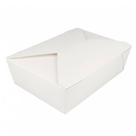 Contenitore di Cibo Bianco 19,7x14x6,4cm 1980ml (50 Pezzi)