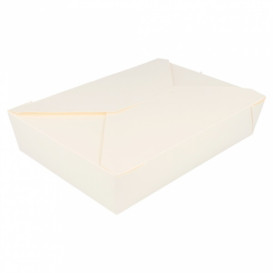 Contenitore di Cibo Bianco 19,7x14x4,6cm 1470ml (50 Pezzi)