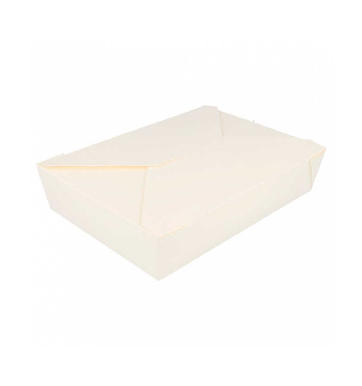Contenitore di Cibo Bianco 19,7x14x4,6cm 1470ml (50 Pezzi) Contenitore di Cibo Bianco 19,7x14x4,6cm 1470ml (50 Pezzi)