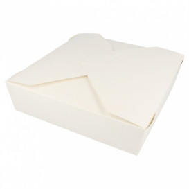 Contenitore di Cibo Bianco 21,7x21,7x6cm 2910ml (140 Pezzi)