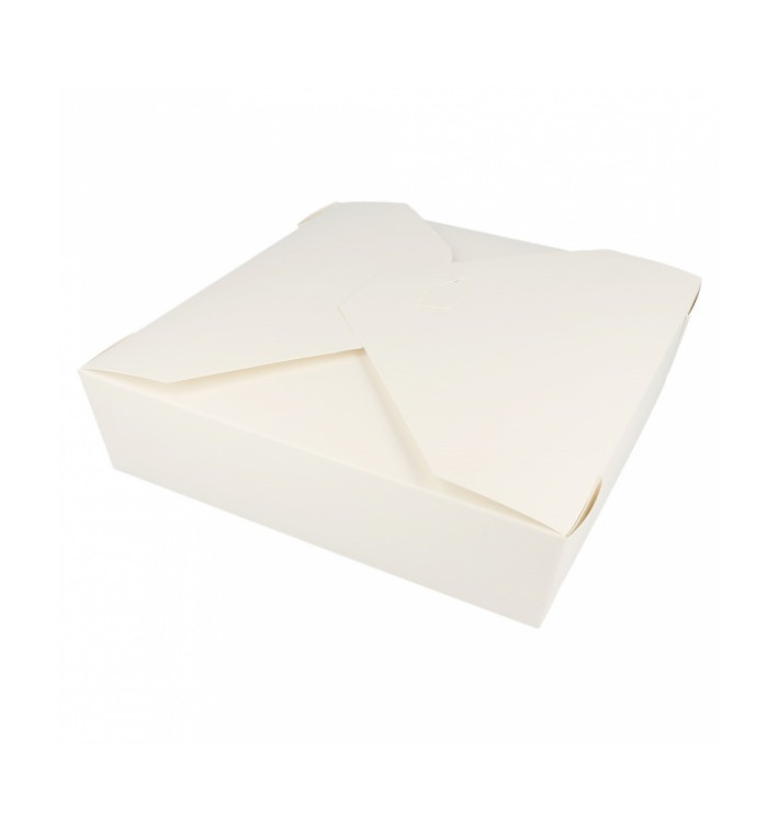 Contenitore di Cibo Bianco 21,7x21,7x6cm 2910ml (140 Pezzi) Contenitore di Cibo Bianco 21,7x21,7x6cm 2910ml (140 Pezzi)