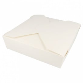 Contenitore di Cibo Bianco 21,7x21,7x6cm 2910ml (35 Pezzi)
