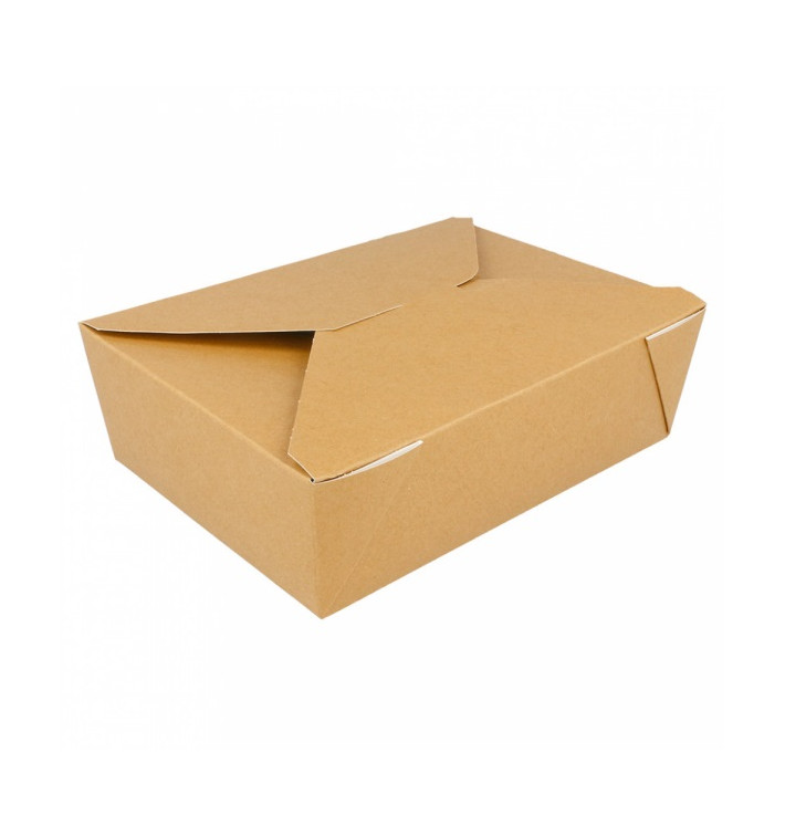 Contenitore di Cibo Naturale 19,7x14x6,4cm 1980ml (50 Pezzi) Contenitore di Cibo Naturale 19,7x14x6,4cm 1980ml (50 Pezzi)