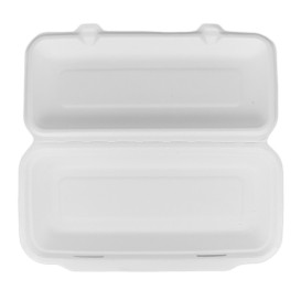 Contenitori Canna Zucchero Bianco 290x273x37,5mm (50 Pezzi)