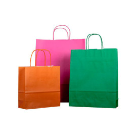 Buste Shopper in Carta Turchese 80g 22+9x23 cm (200 Pezzi)