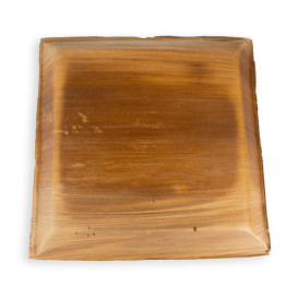 Piatto quadrato Foglia di Palma 27x27cm (60 Pezzi)