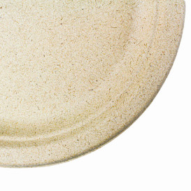 Piatti Bio di Crusca di Frumento Ø23cm (50 Pezzi)