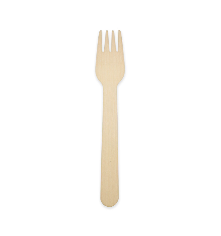 Forchetta di Legno 16m (250 Pezzi) Forchetta di Legno 16m (250 Pezzi)