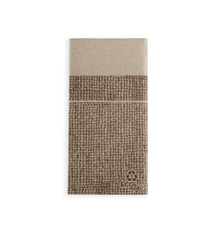Tovagliolo Portaposate di Carta 40x40cm Iuta (30 Pezzi) Tovagliolo Portaposate di Carta 40x40cm Iuta (30 Pezzi)