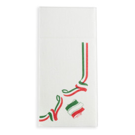 Tovagliolo Portaposate di Carta 40x40cm Italia (960 Pezzi)