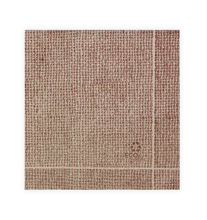 Tovagliolo di Carta "Iuta" Kraft Punta-Punta 40x40cm (600 Pezzi) Tovagliolo di Carta "Iuta" Kraft Punta-Punta 40x40cm (600 Pezzi)