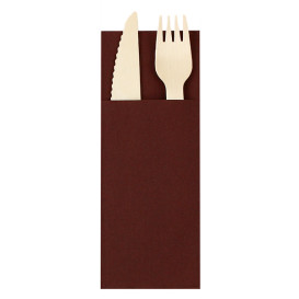 Tovagliolo Portaposate di Carta 30x40cm Marron (1200 Pezzi)