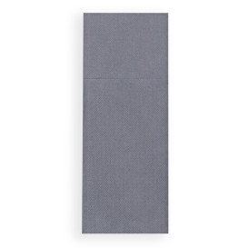 Tovagliolo Portaposate di Carta 30x40cm Grigio (30 Pezzi)