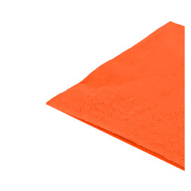 Tovagliolo di Carta Cocktail 20x20cm Arancione (100 Pezzi)