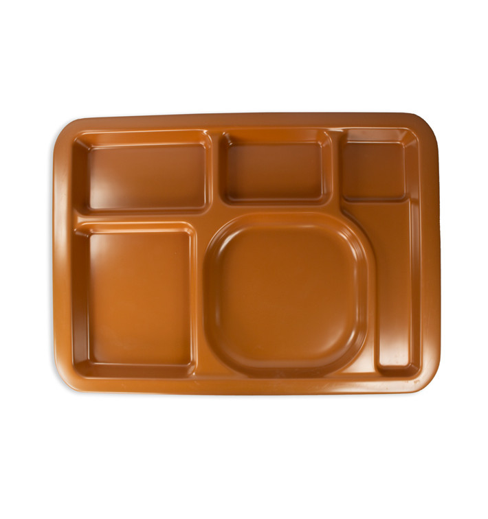 Vaschette Plastique PS Rigida 5 Scomparti Cioccolato470x350mm (25 Pezzi ) Vaschette Plastique PS Rigida 5 Scomparti Cioccolato470x350mm (25 Pezzi )