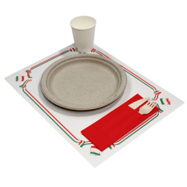 Tovaglietta di Carta 30x40cm "Italia" 40g (1.000 Pezzi)