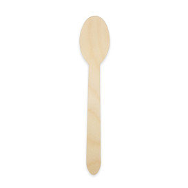 Cucchiaio di Legno Imbustate 16m (25 Pezzi)