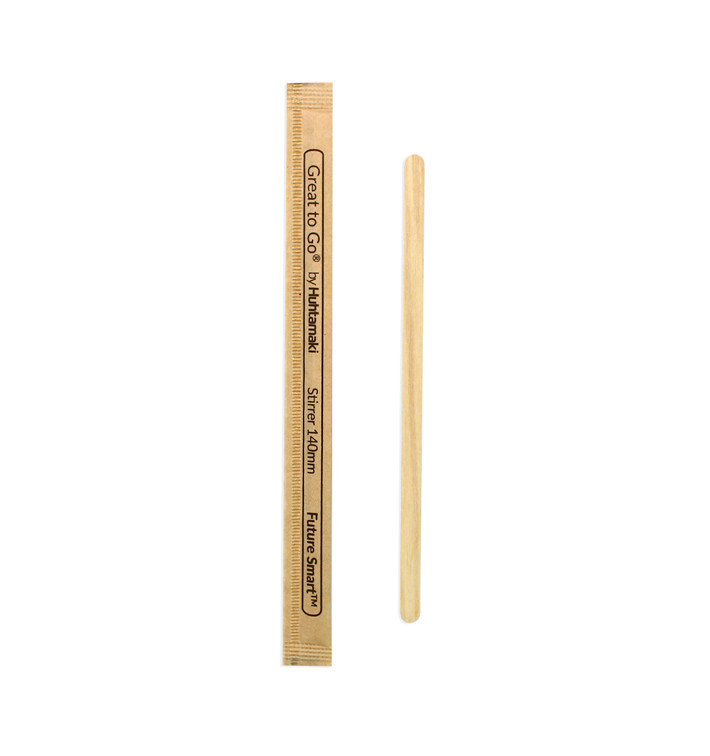 Paletta in Legno Naturale Imbustate di 14cm (1000 Pezzi) Paletta in Legno Naturale Imbustate di 14cm (1000 Pezzi)