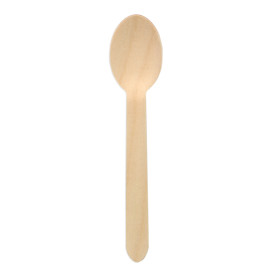 Cucchiaio di Legno Imbustate 16m (25 Pezzi)