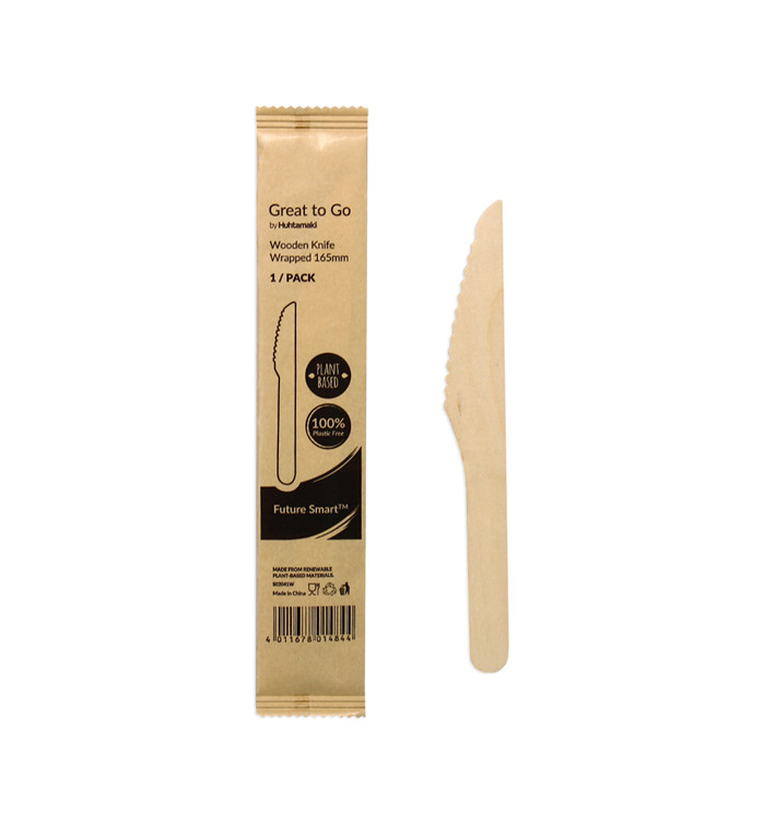 Coltello di Legno Imbustate 16,5m (25 Pezzi) Coltello di Legno Imbustate 16,5m (25 Pezzi)