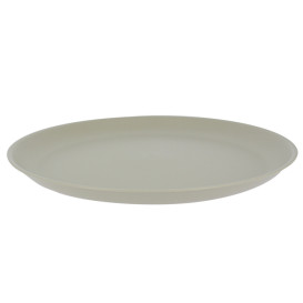 Piatto Riutilizzabile Premium PP Minerale Gringio Ø27,5cm (6 Pezzi)
