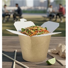 Contenitore multifunzionale 100% ECO Kraft 16Oz/480ml (50 Pezzi)