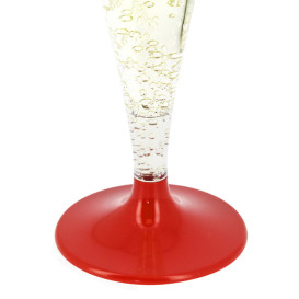 Flute Plastica Gambo Red 140ml 2P (20 Pezzi)