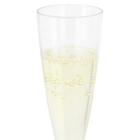 Flute Plastica Gambo Beige 140ml 2P (400 Pezzi)