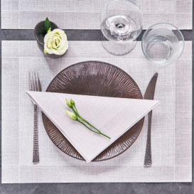 Tovaglietta di Carta 30x40cm "Tra le linee" Grigio 40g/m² (1000 Pezzi)