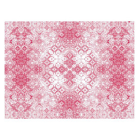 Tovaglia di Carta Taglio 1x1m "Mosaico" Burdeaux 40g/m² (400 Pezzi)