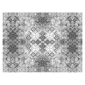 Tovaglia di Carta Taglio 1x1m "Mosaico" Nero 40g/m² (400 Pezzi)