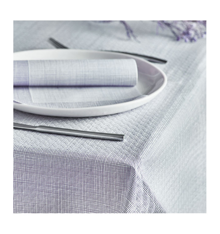 Tovaglia di Carta Taglio 1x1m "Tra le linee" Grigio 40g/m² (400 Pezzi) Tovaglia di Carta Taglio 1x1m "Tra le linee" Grigio 40g/m² (400 Pezzi)