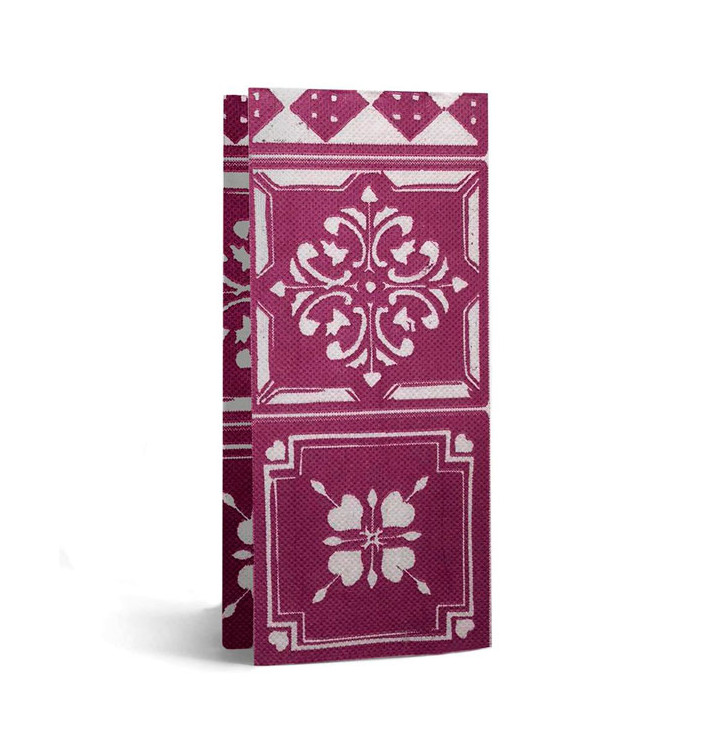Tovagliolo di Carta 1/8 33x40cm "Alhambra" Viola Punta-Punta (2000 Pezzi) Tovagliolo di Carta 1/8 33x40cm "Alhambra" Viola Punta-Punta (2000 Pezzi)