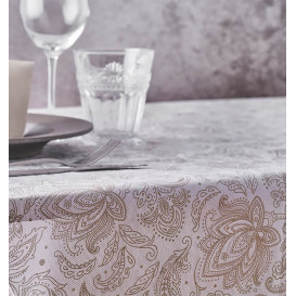 Tovaglia Rotolo Non Tessuto 0,4x48m "Mandala" Crema 50g/m² P40cm (6 Pezzi)