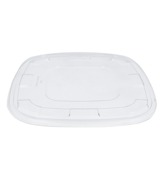 Coperchio di Plastica RPET Trasparente 13x13cm (50 Pezzi) Coperchio di Plastica RPET Trasparente 13x13cm (50 Pezzi)
